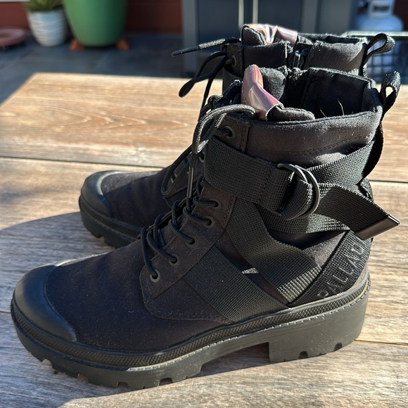 Palladium Pallabasr Tact S TX Black Combat Boots - Picture 3 of 7
